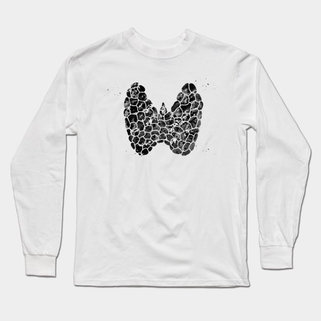 Thyroid gland Long Sleeve T-Shirt by erzebeth